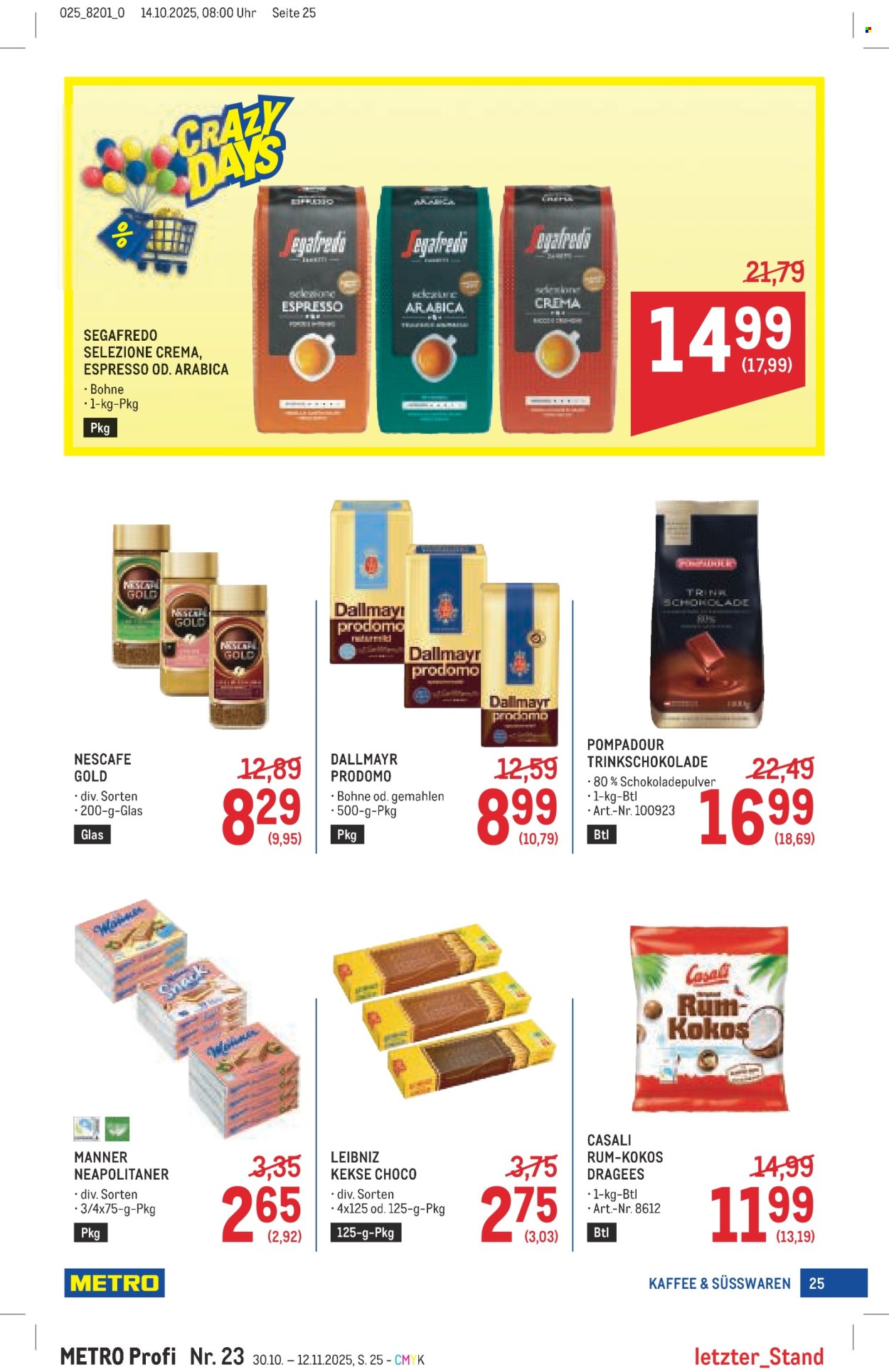 Angebote Metro - 30.10.2025 - 12.11.2025. Seite 25