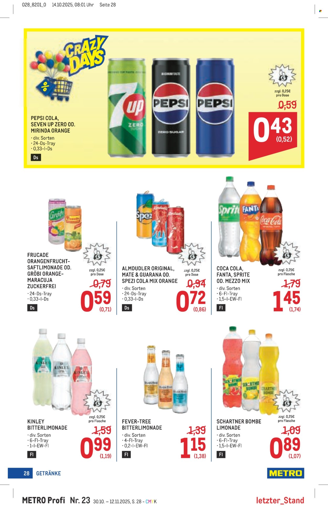 Angebote Metro - 30.10.2025 - 12.11.2025. Seite 28