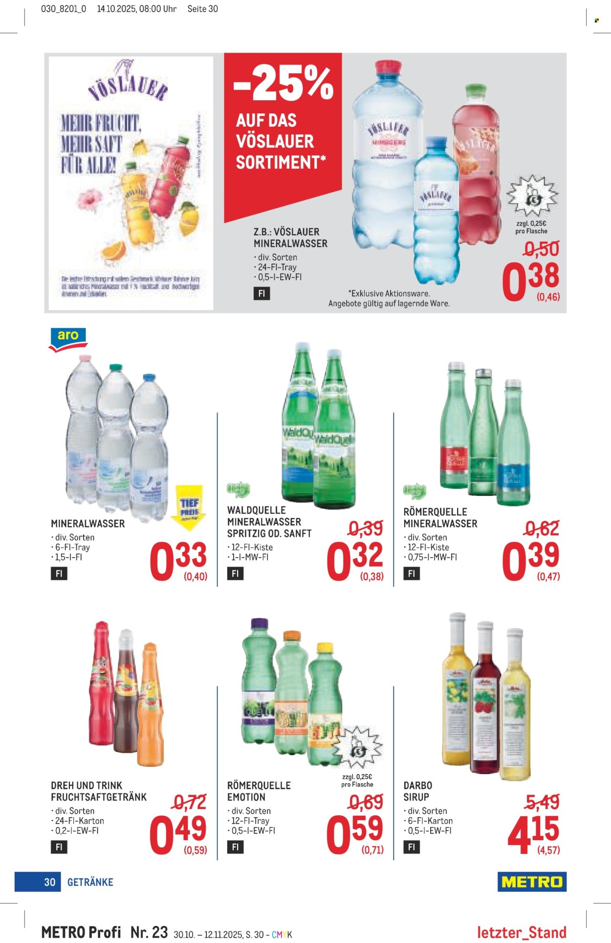 Angebote Metro - 30.10.2025 - 12.11.2025. Seite 30