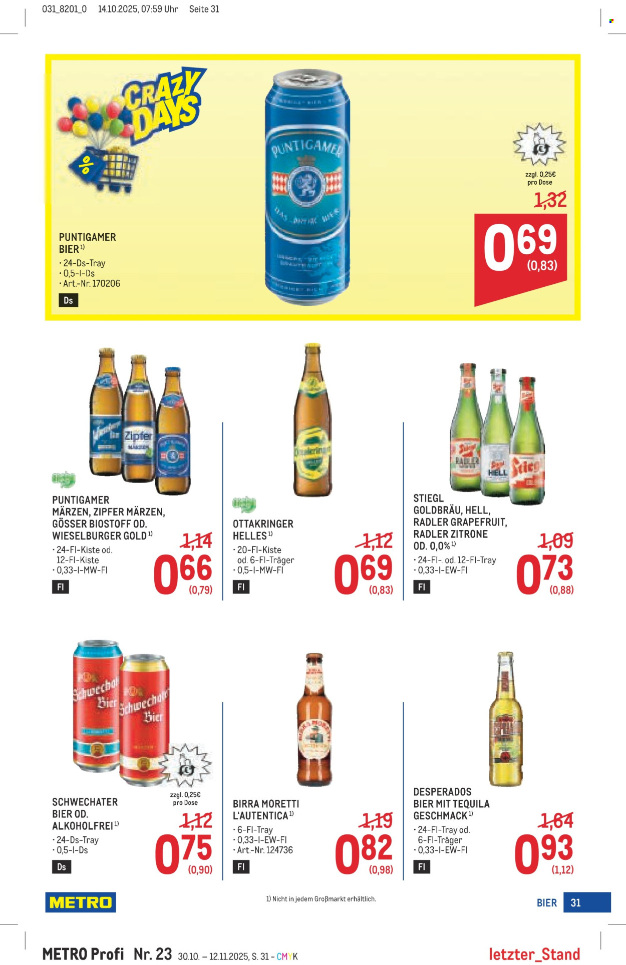 Angebote Metro - 30.10.2025 - 12.11.2025. Seite 31