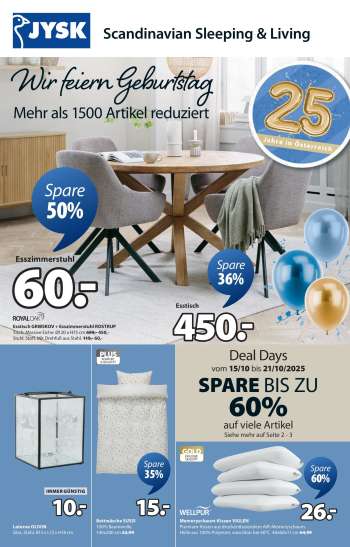 Angebote JYSK - 20.10.2025 - 26.10.2025.