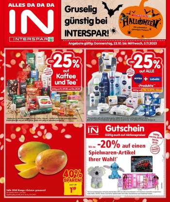 Angebote INTERSPAR - 23.10.2025 - 5.11.2025.