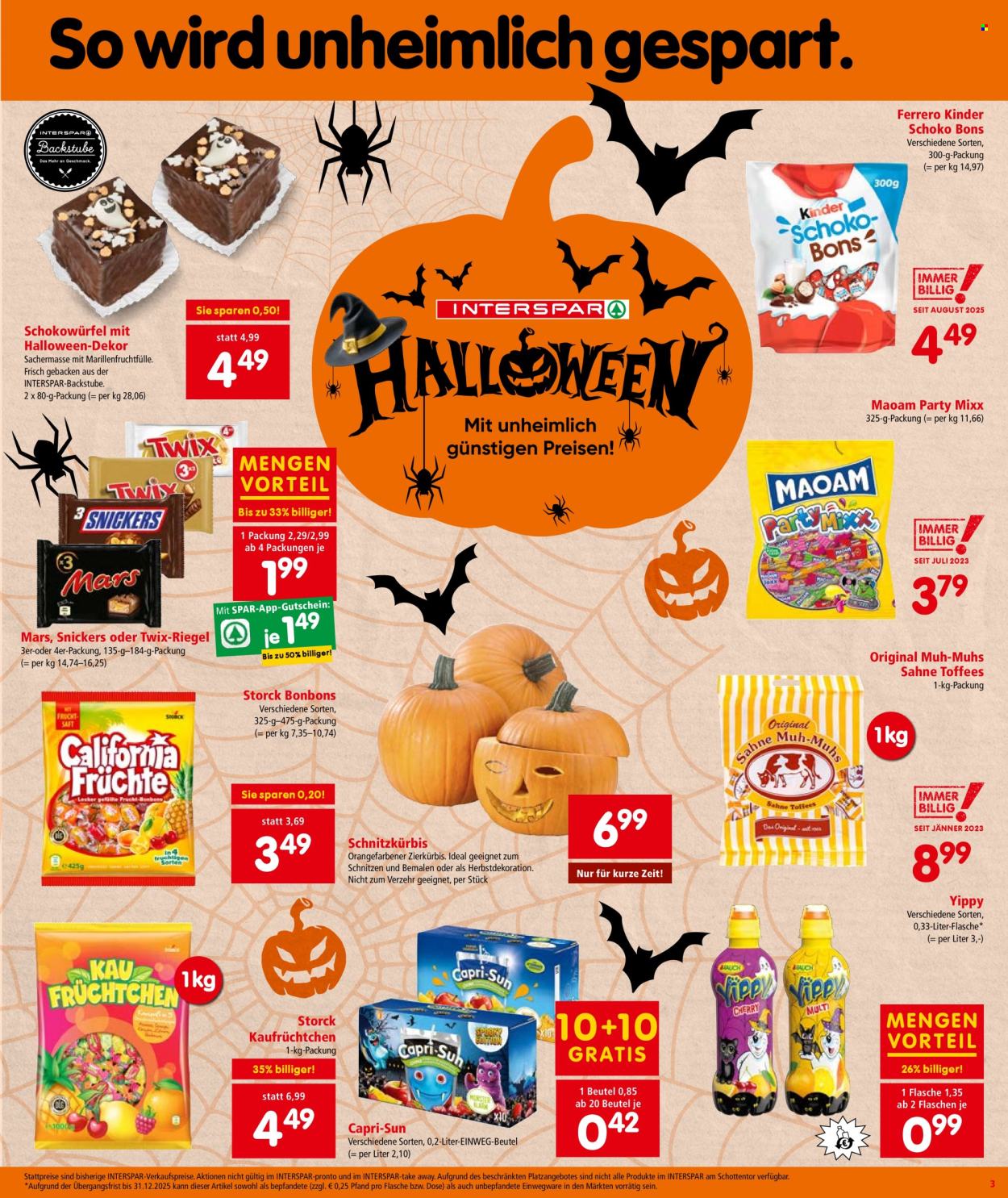 Angebote INTERSPAR - 23.10.2025 - 5.11.2025. Seite 3