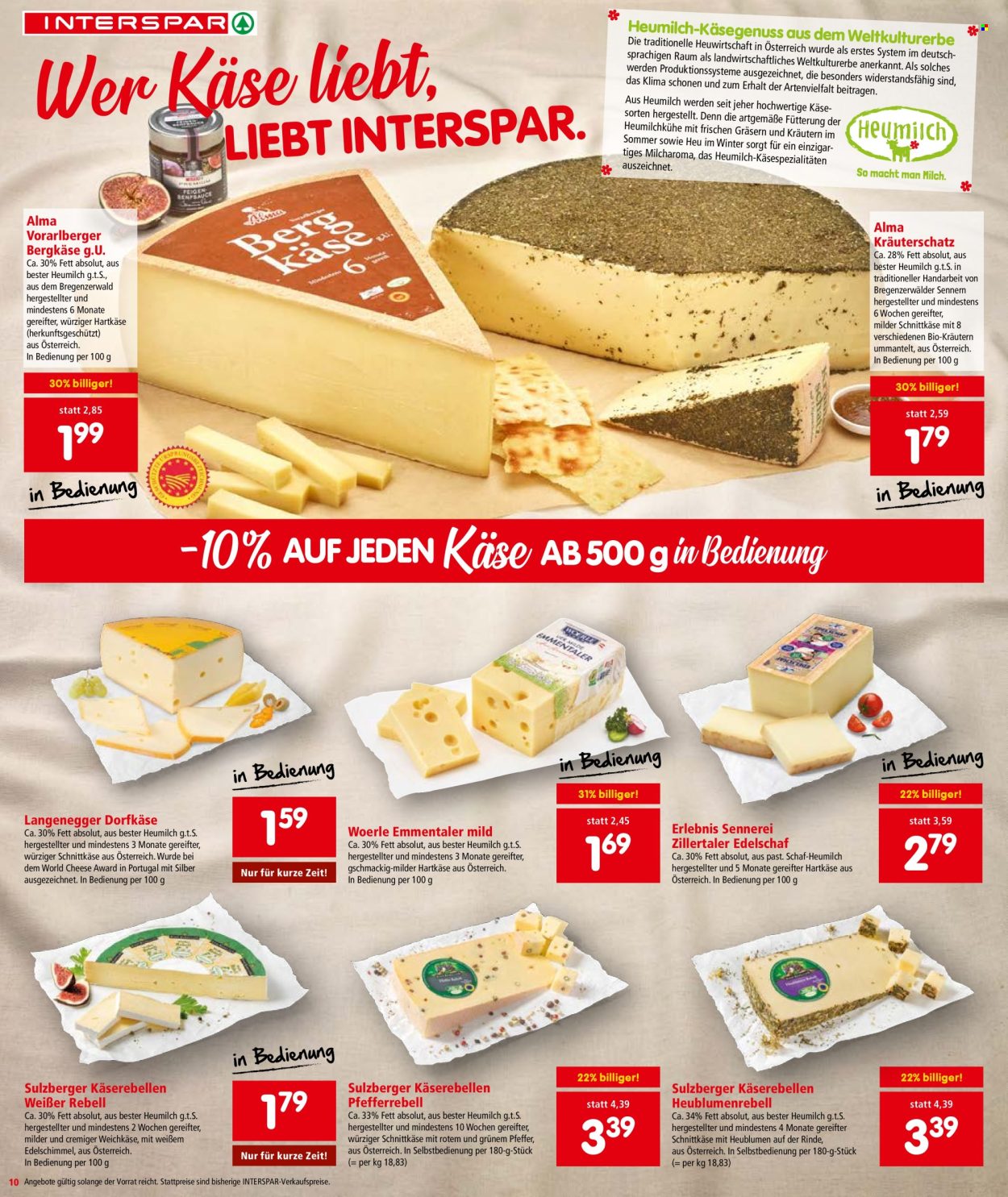 Angebote INTERSPAR - 23.10.2025 - 5.11.2025. Seite 10