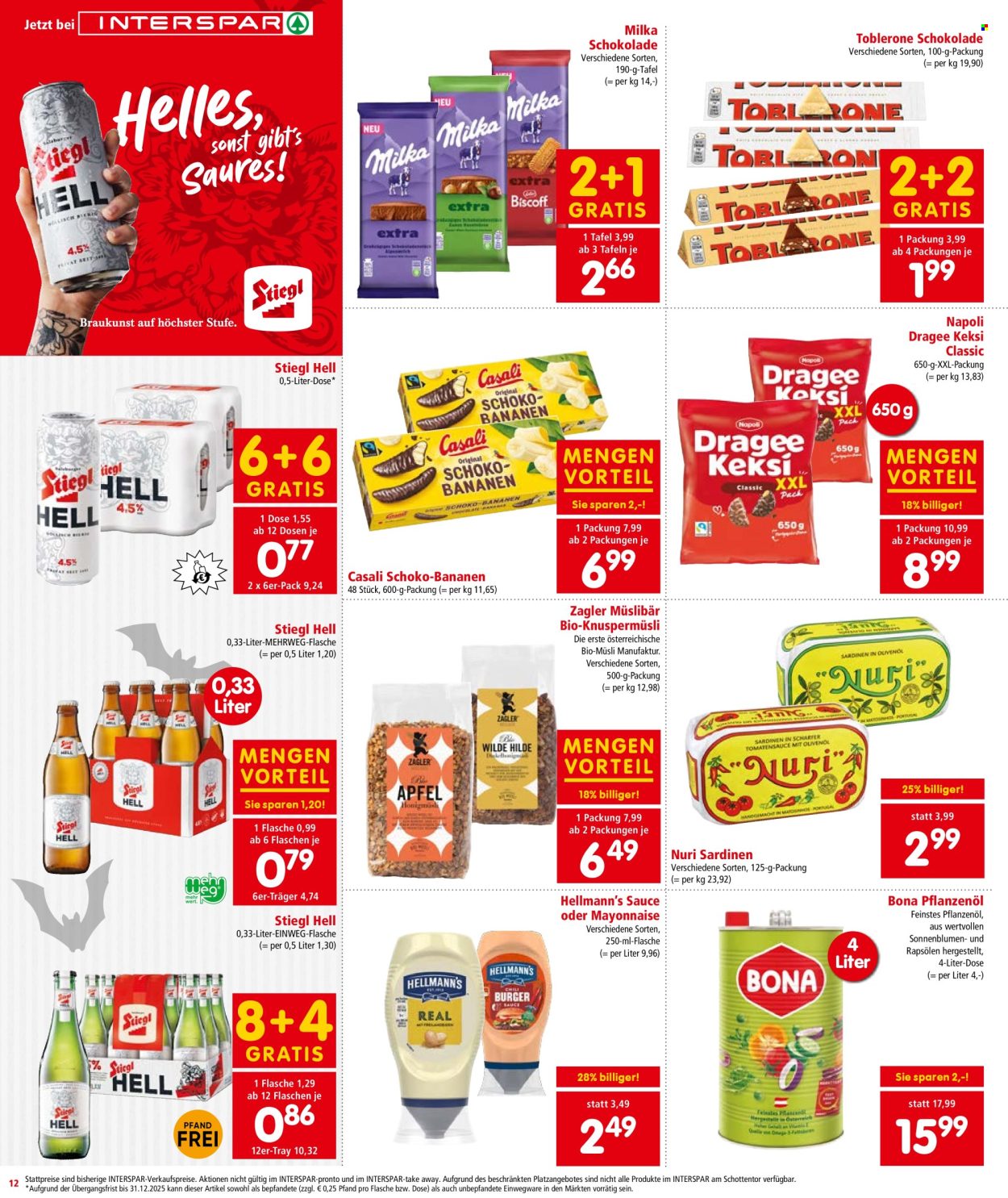 Angebote INTERSPAR - 23.10.2025 - 5.11.2025. Seite 12
