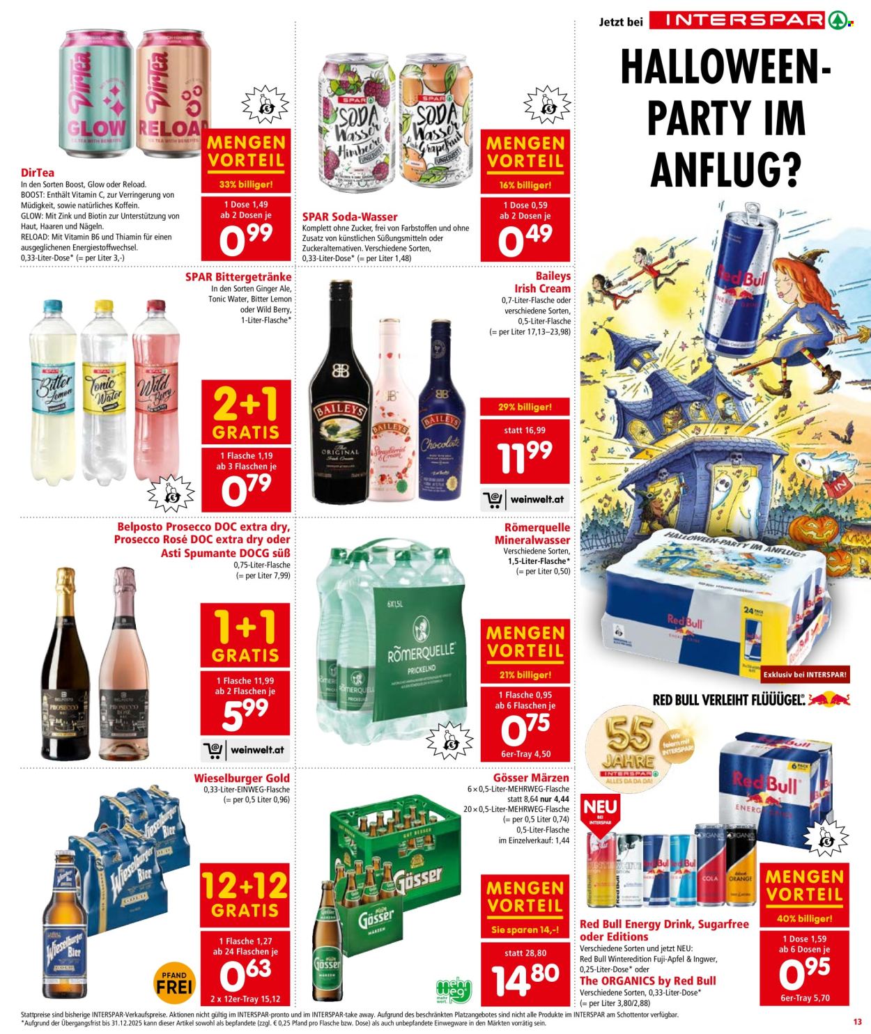 Angebote INTERSPAR - 23.10.2025 - 5.11.2025. Seite 13