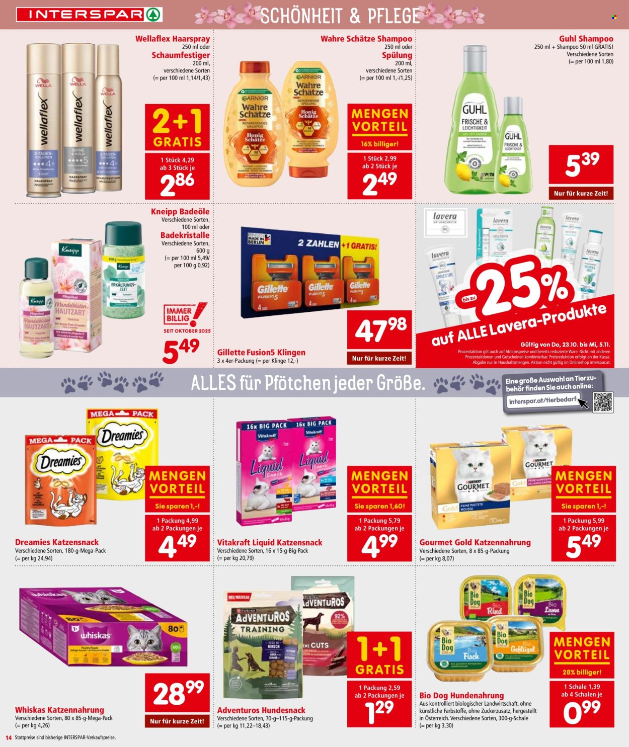 Angebote INTERSPAR - 23.10.2025 - 5.11.2025. Seite 14