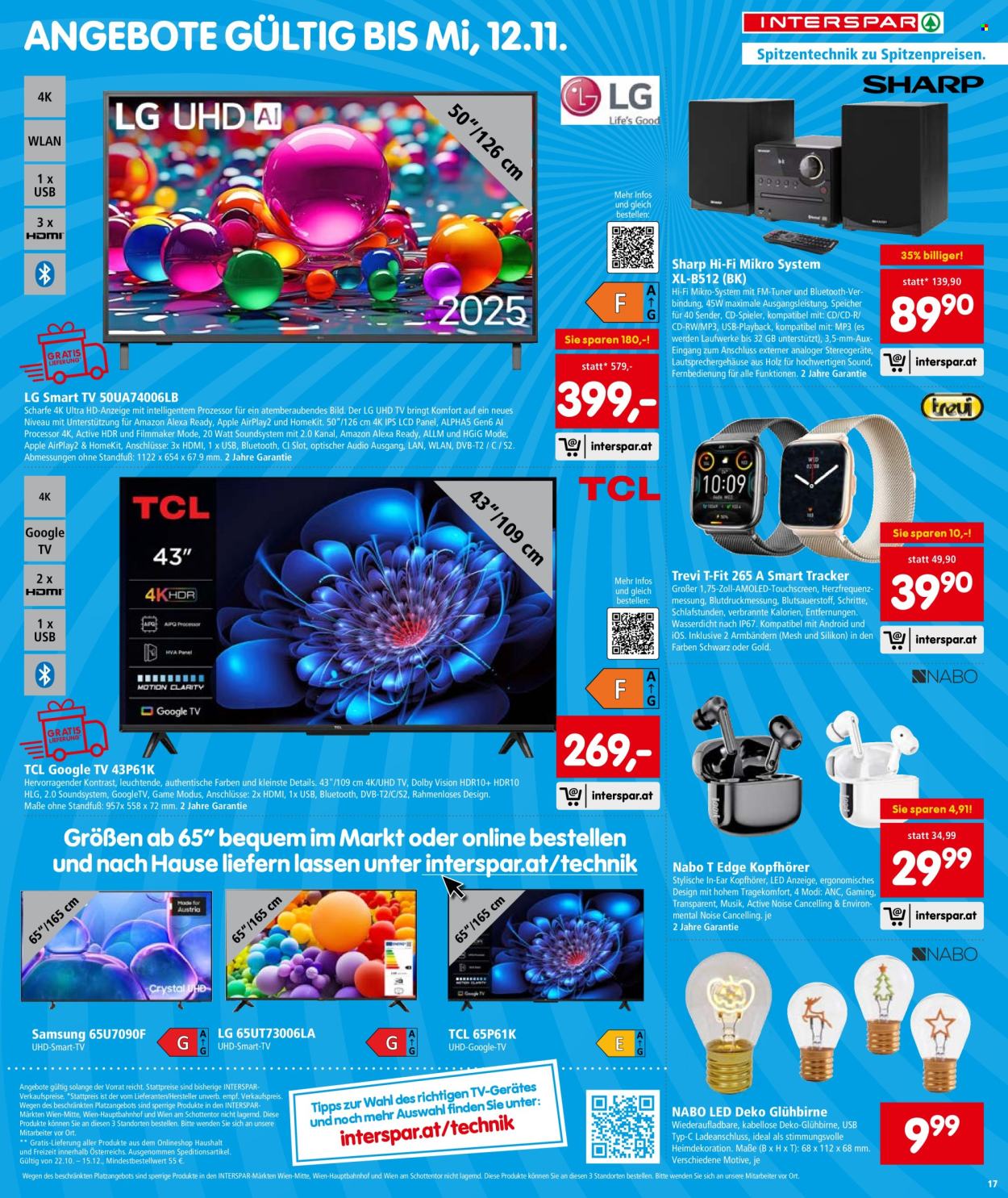 Angebote INTERSPAR - 23.10.2025 - 5.11.2025. Seite 17
