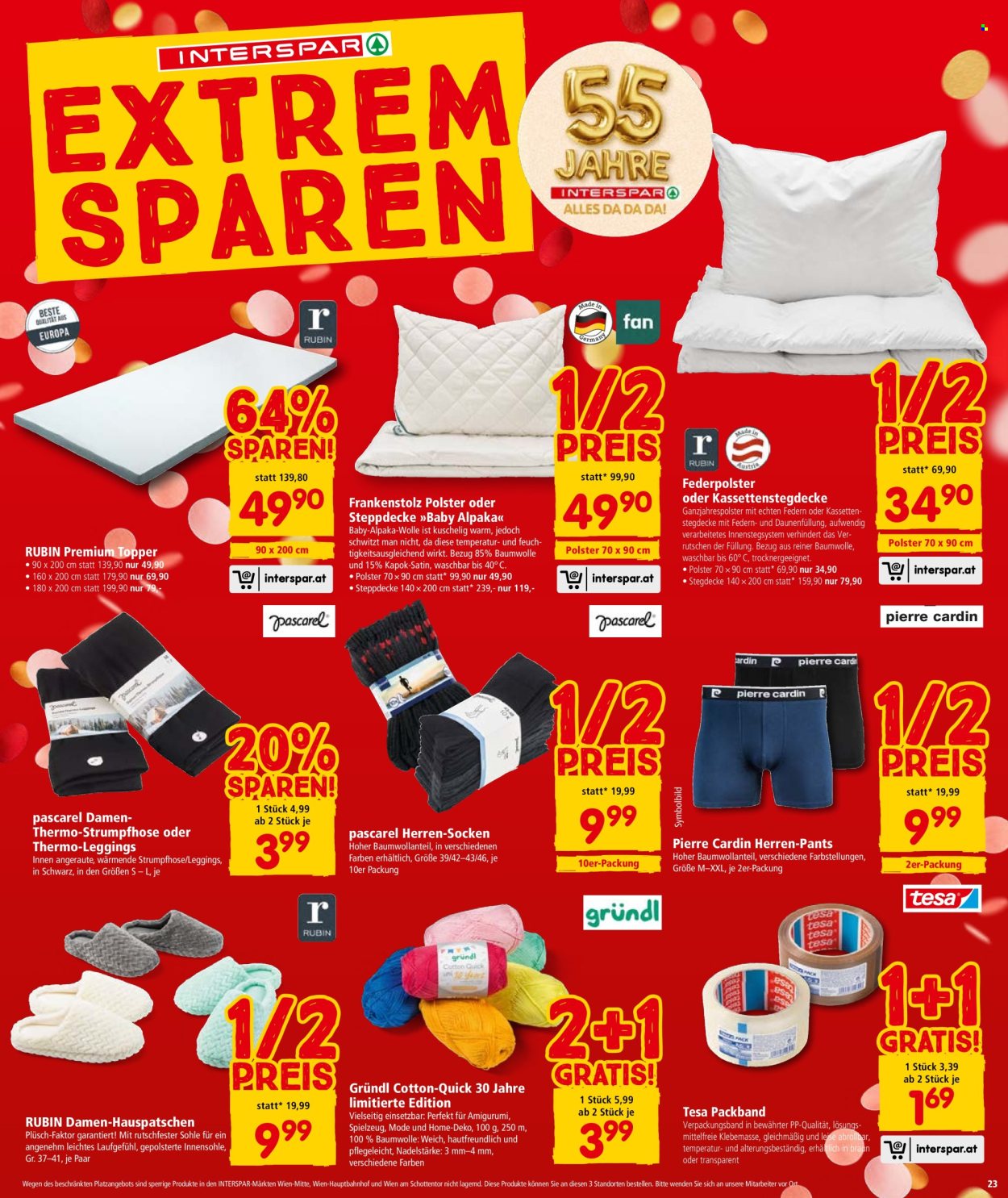 Angebote INTERSPAR - 23.10.2025 - 5.11.2025. Seite 23