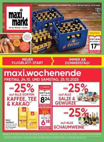Angebote Maximarkt - 23.10.2025 - 29.10.2025.