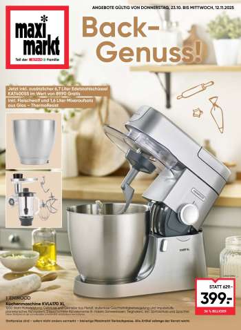 Angebote Maximarkt - 22.10.2025 - 12.11.2025.