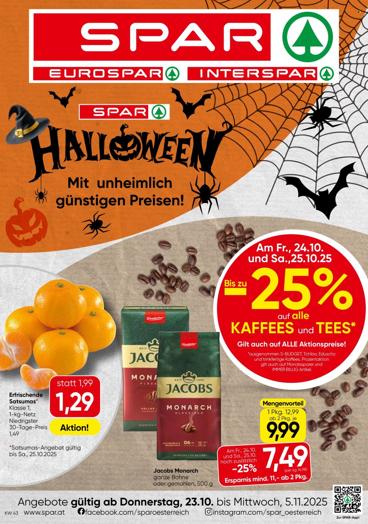 Angebote SPAR - 23.10.2025 - 5.11.2025. Seite 1