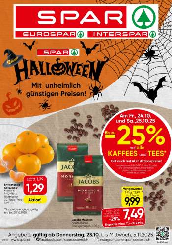 Angebote SPAR - 23.10.2025 - 5.11.2025.