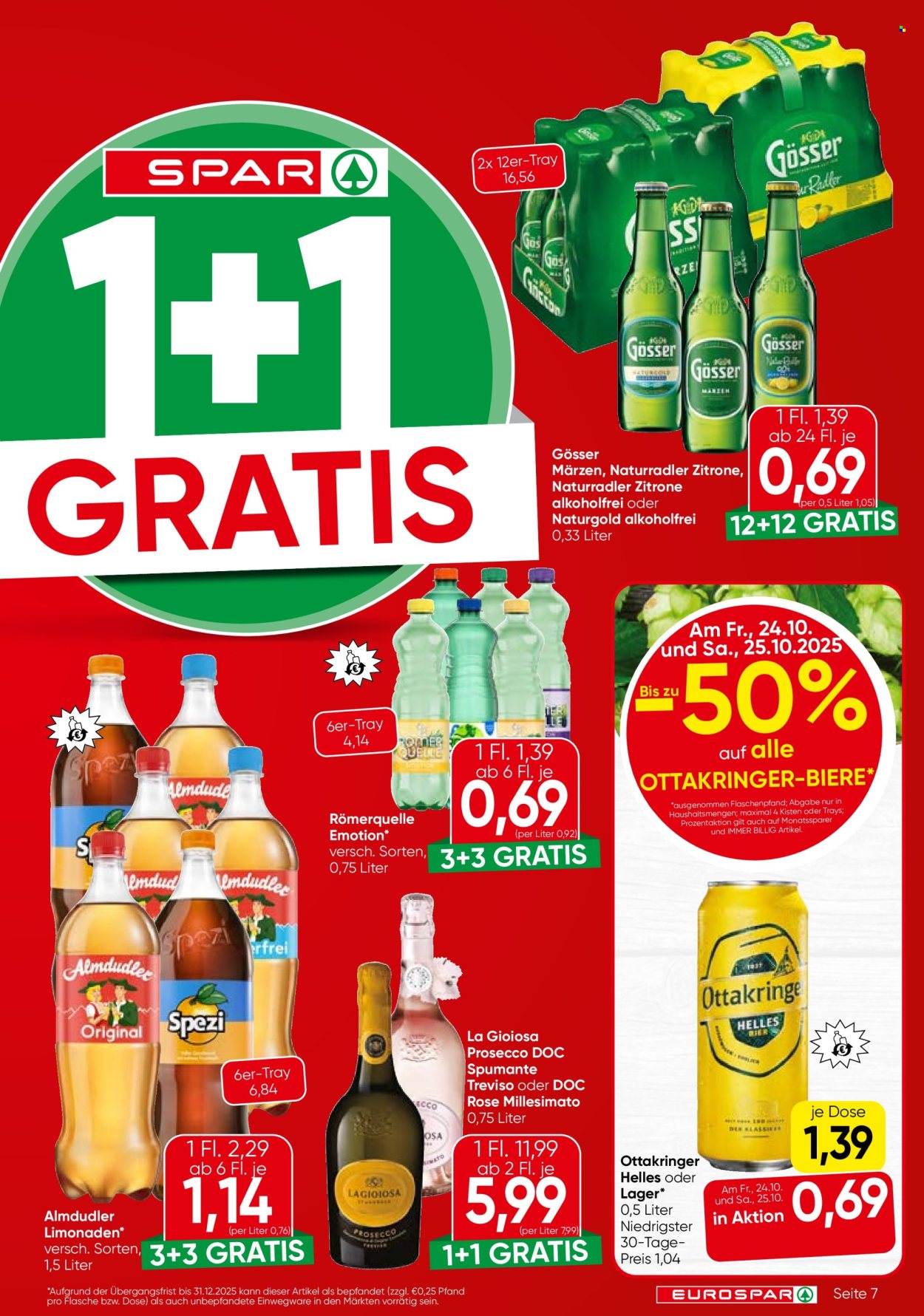 Angebote EUROSPAR - 23.10.2025 - 5.11.2025. Seite 7