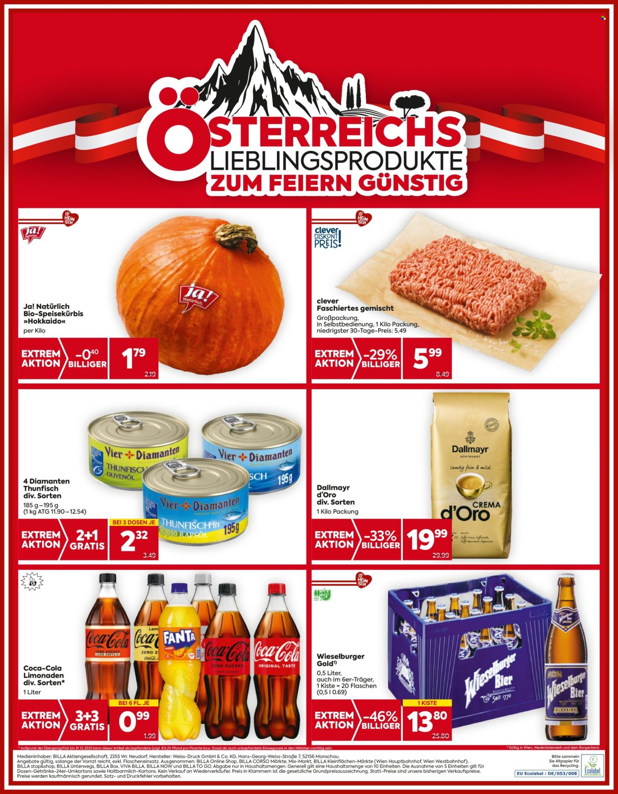 Angebote Billa - 23.10.2025 - 29.10.2025. Seite 20