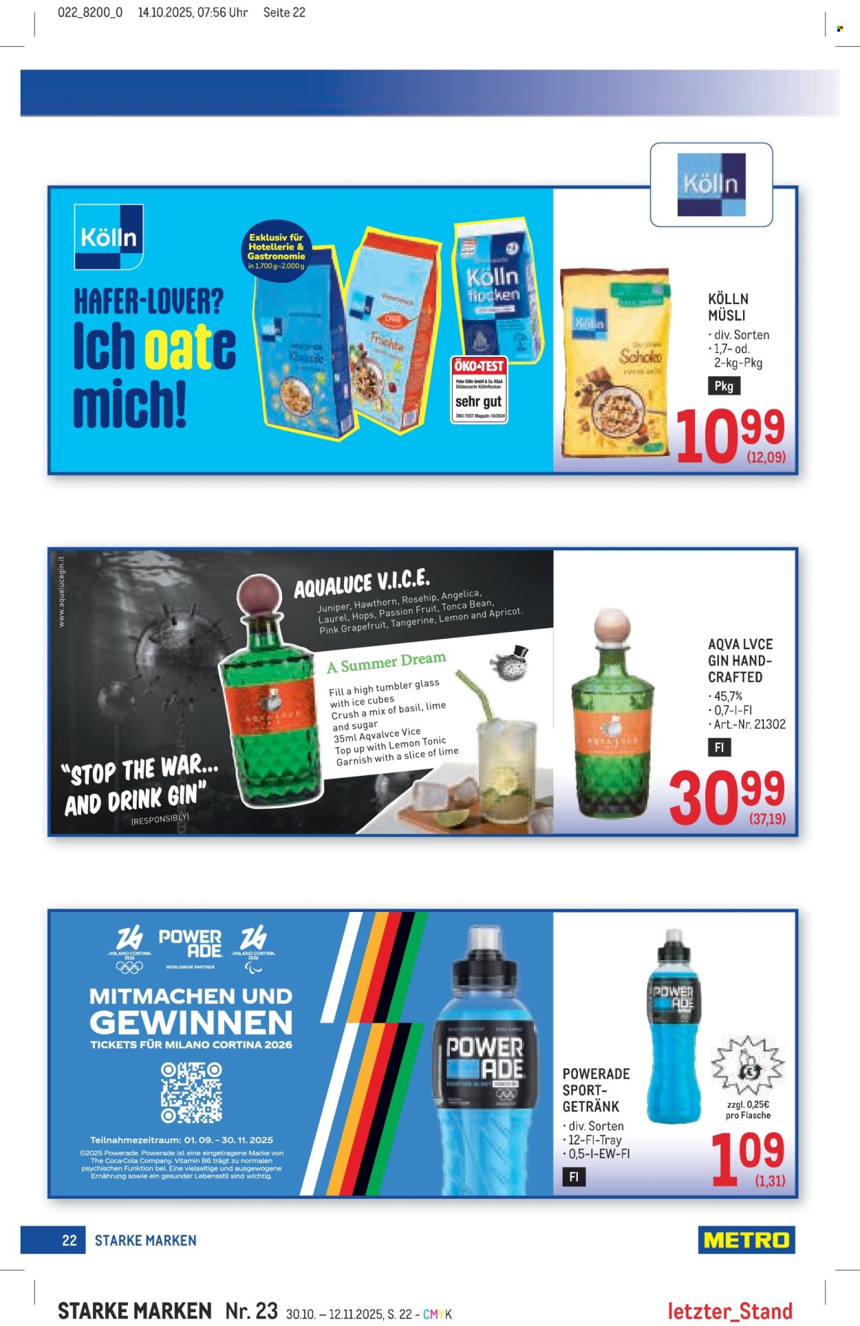 Angebote Metro - 30.10.2025 - 12.11.2025. Seite 22