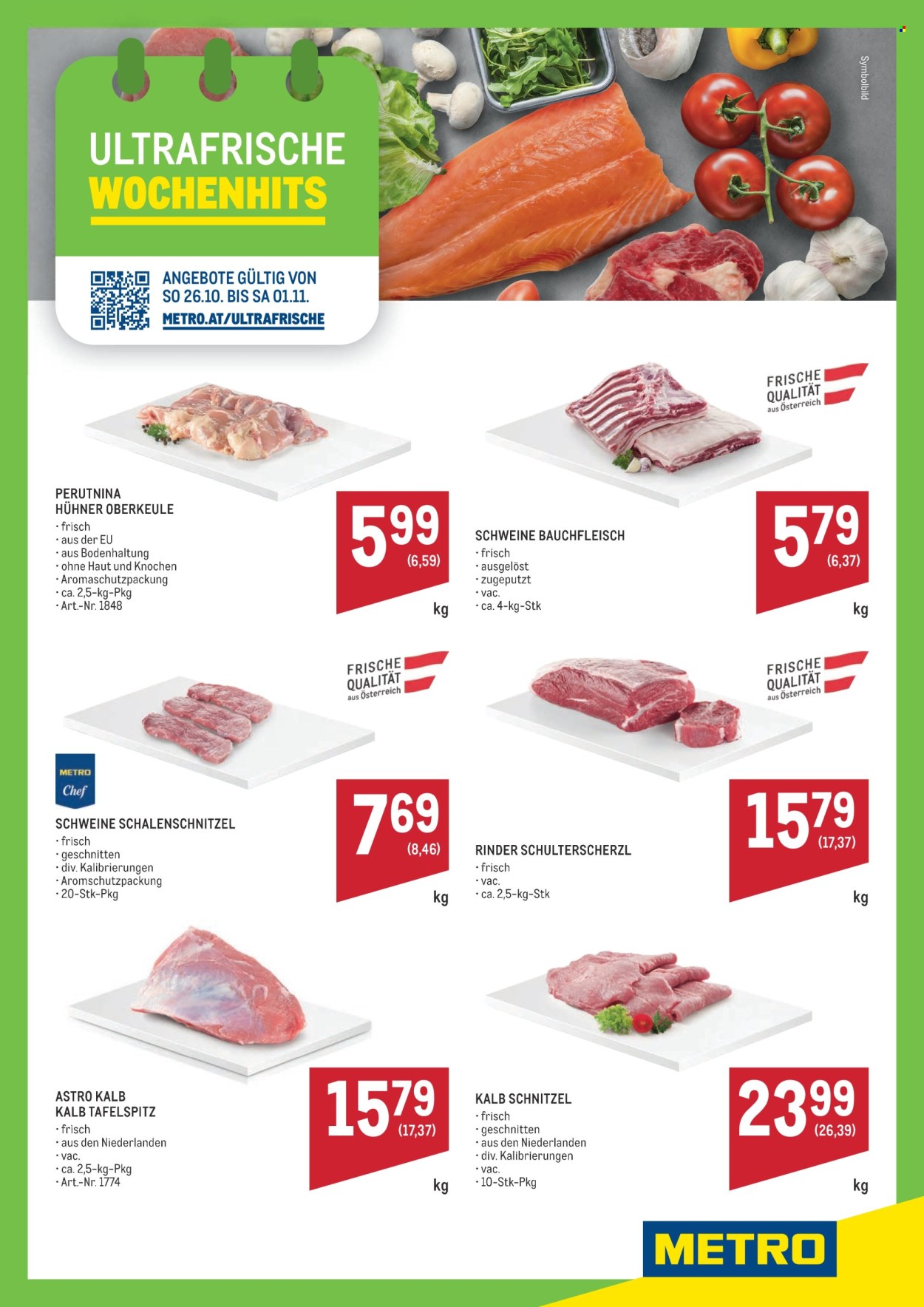 Angebote Metro - 26.10.2025 - 1.11.2025. Seite 1