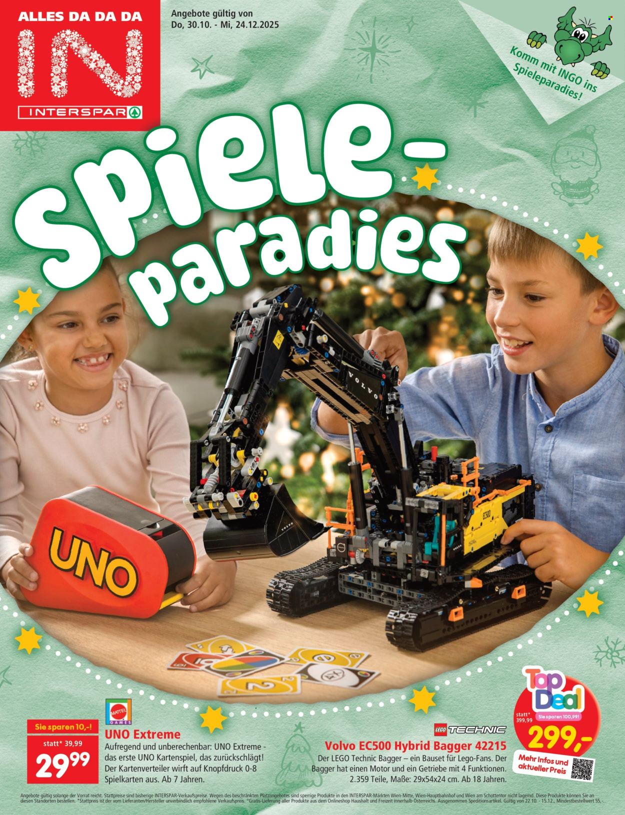 Angebote INTERSPAR - 30.10.2025 - 24.12.2025. Seite 1