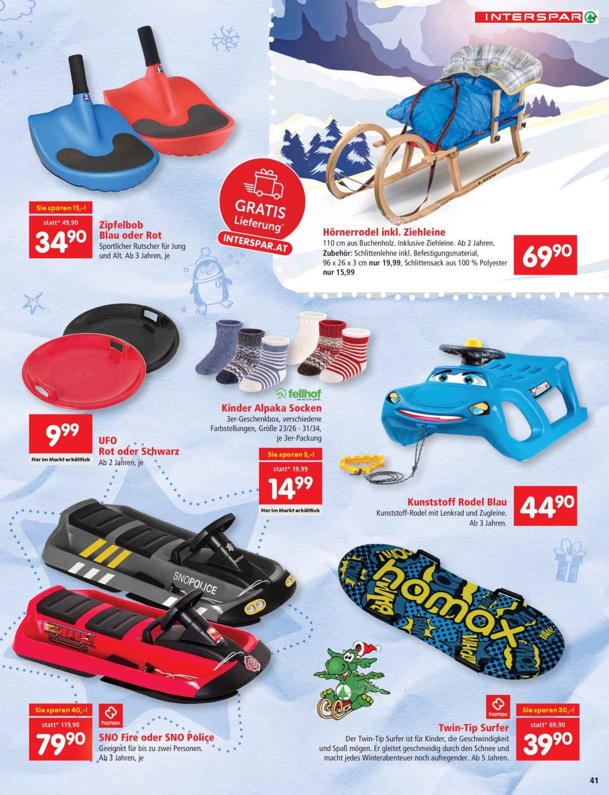 Angebote INTERSPAR - 30.10.2025 - 24.12.2025. Seite 41