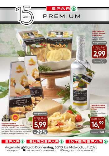 Angebote SPAR - 30.10.2025 - 5.11.2025.