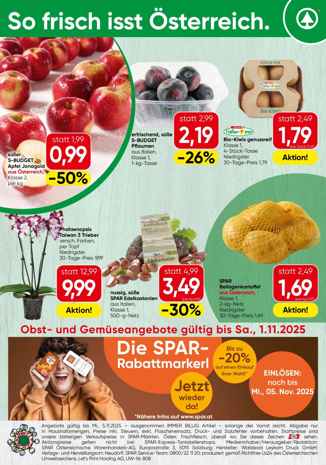 Angebote SPAR - 27.10.2025 - 1.11.2025. Seite 1