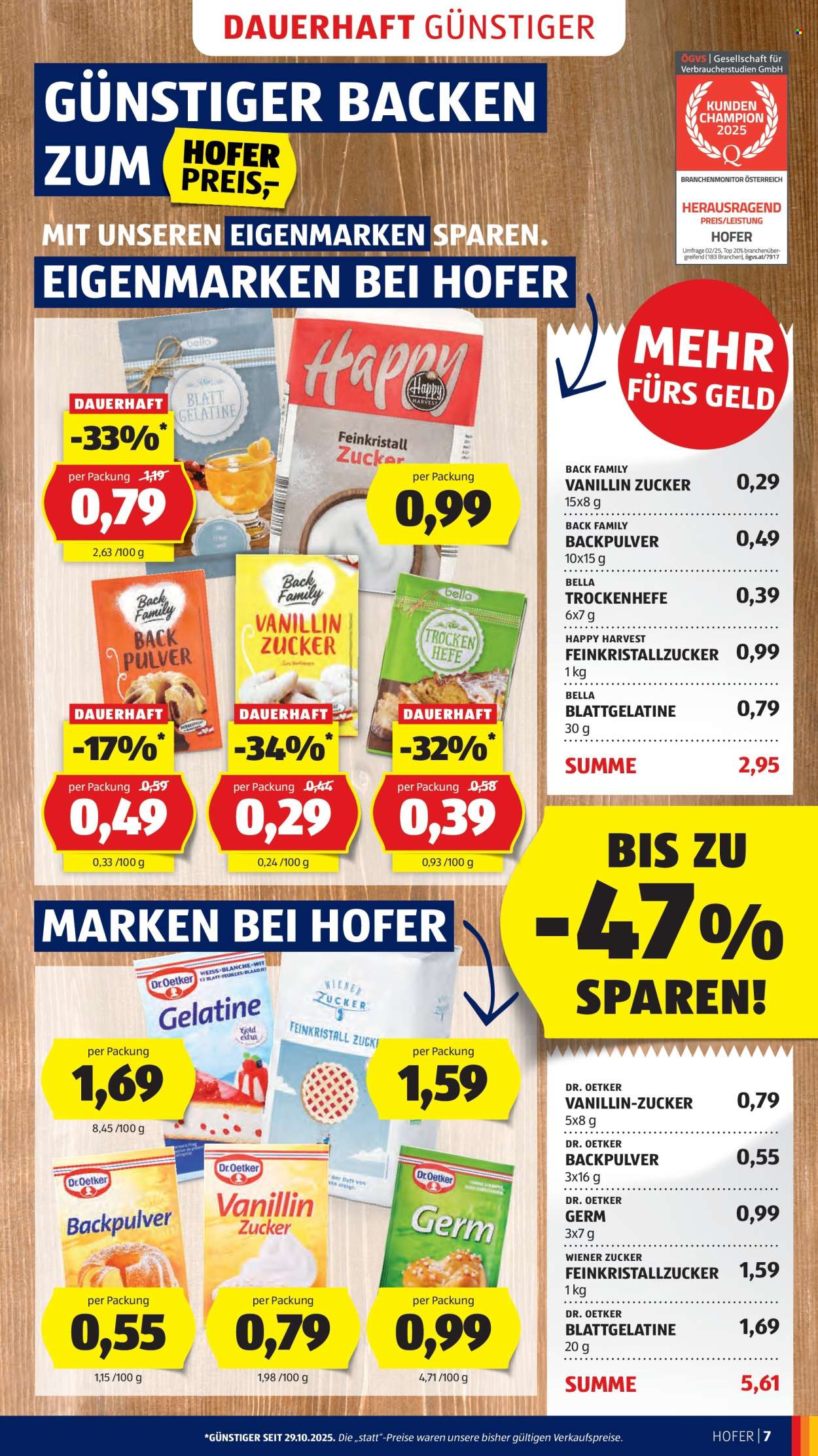 Angebote Hofer - 30.10.2025 - 6.11.2025. Seite 9