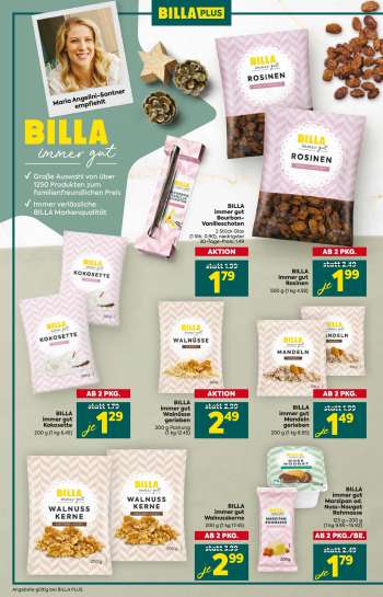 thumbnail - BILLA immer gut Marzipan od. Nuss-Nougat Rohmasse