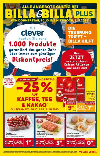 Angebote Billa - 30.10.2025 - 5.11.2025.