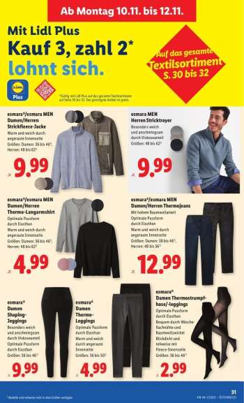 thumbnail - esmara® Damen Thermostrumpfhose/-leggings