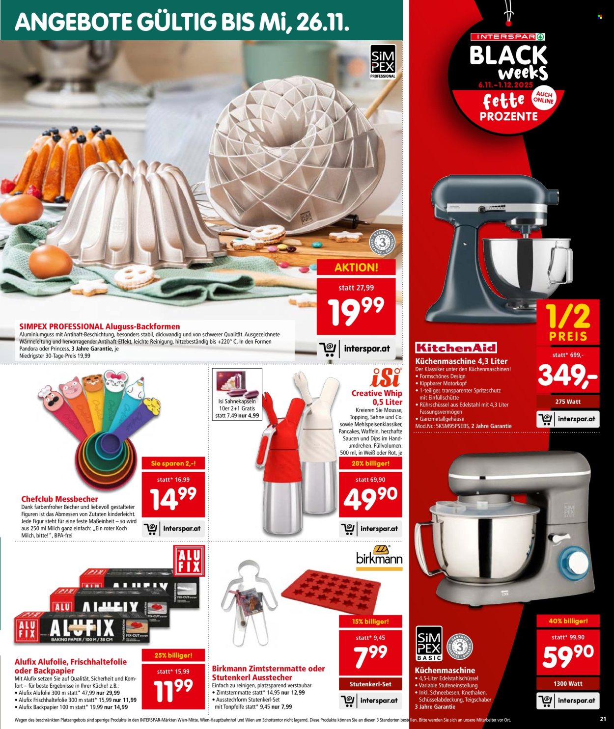 Angebote INTERSPAR - 6.11.2025 - 19.11.2025. Seite 22