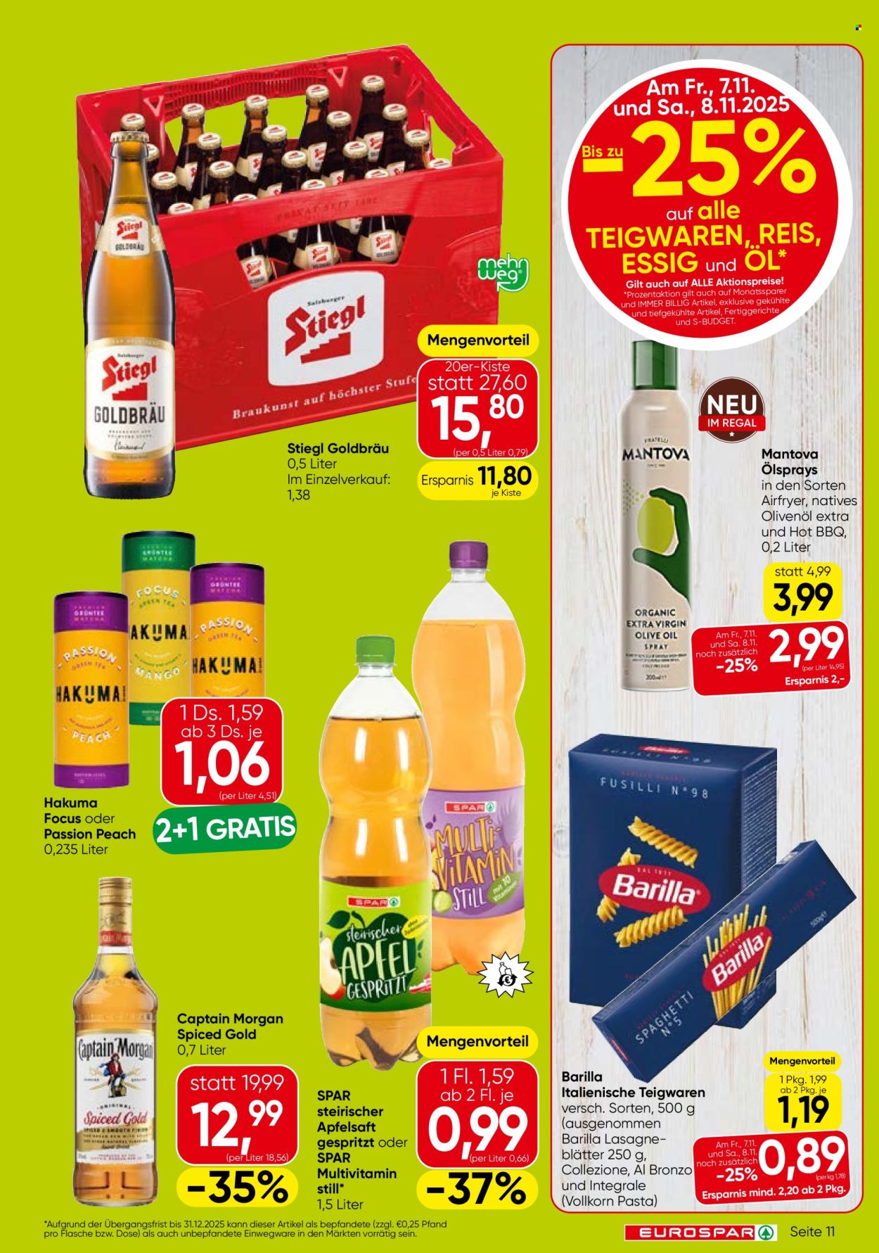 Angebote EUROSPAR - 6.11.2025 - 19.11.2025. Seite 11