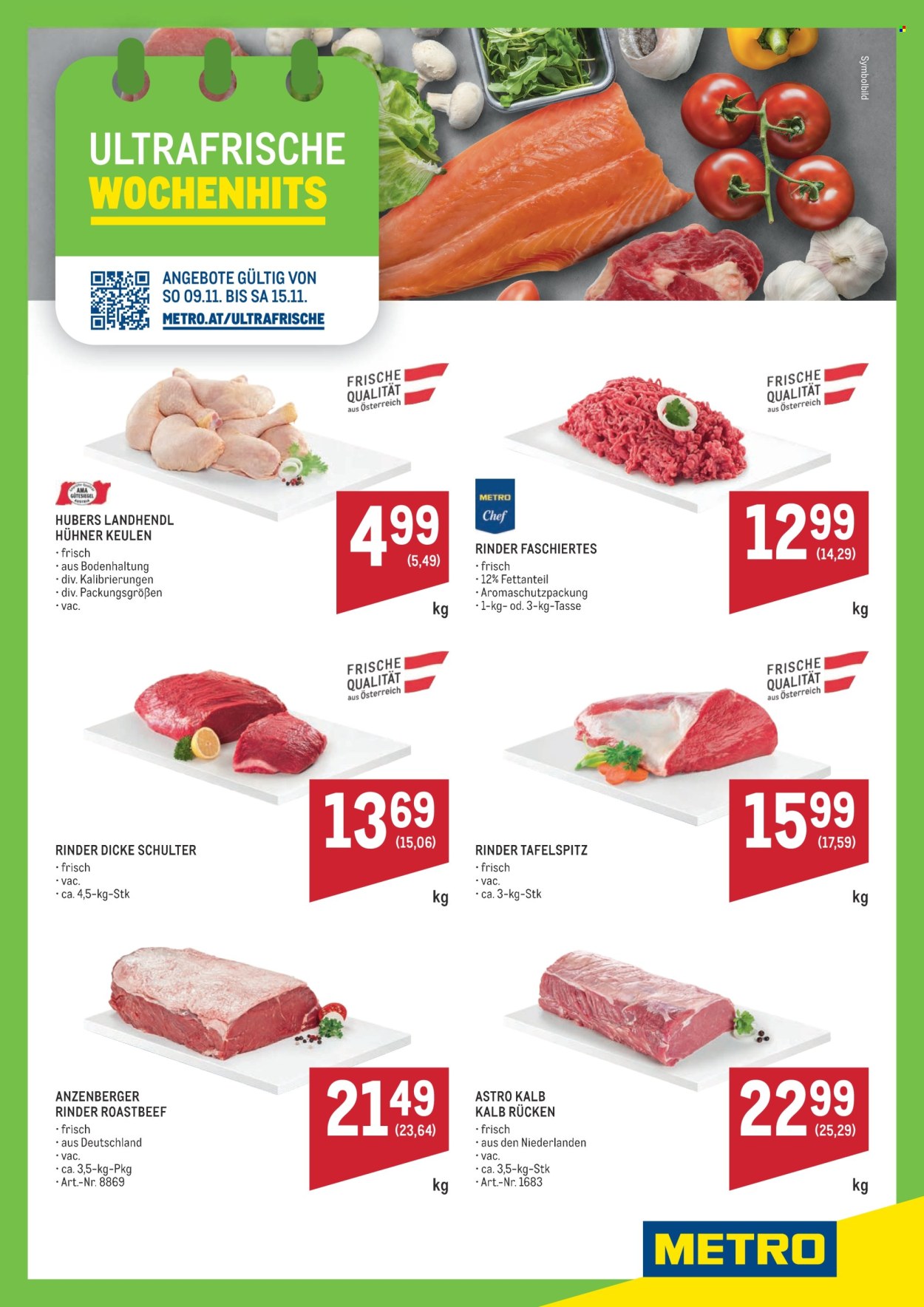 Angebote Metro - 9.11.2025 - 15.11.2025. Seite 1