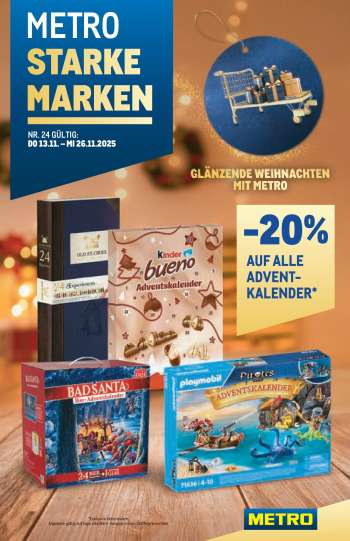 Angebote Metro - 13.11.2025 - 26.11.2025.