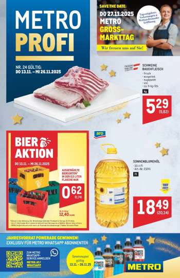 Angebote Metro - 13.11.2025 - 26.11.2025.