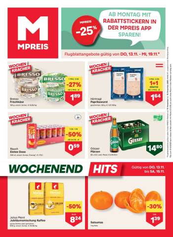 Angebote MPREIS - 13.11.2025 - 19.11.2025.