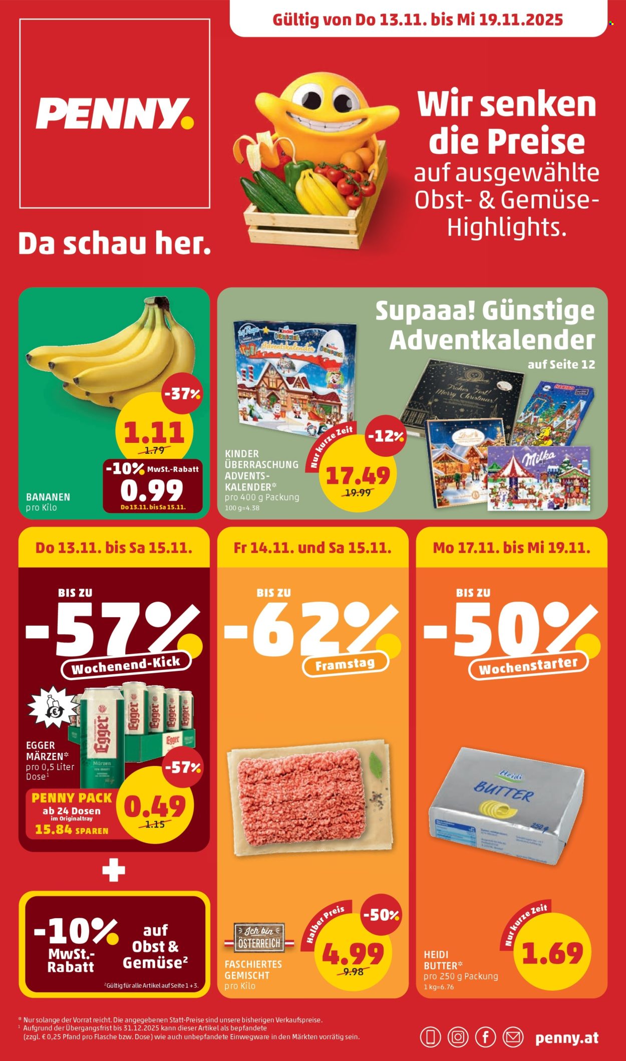 Angebote Penny - 13.11.2025 - 19.11.2025. Seite 1