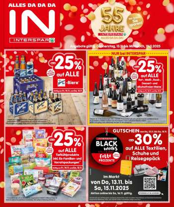 Angebote INTERSPAR - 13.11.2025 - 19.11.2025.