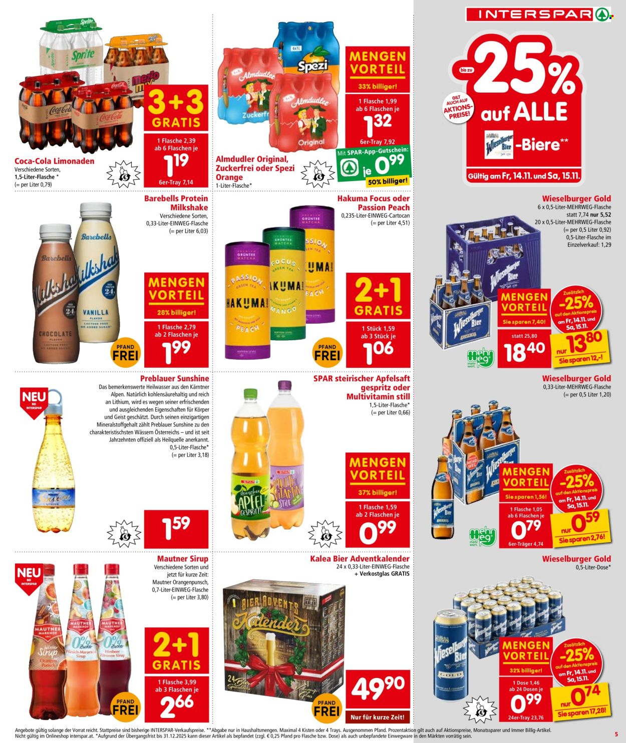 Angebote INTERSPAR - 13.11.2025 - 19.11.2025. Seite 6