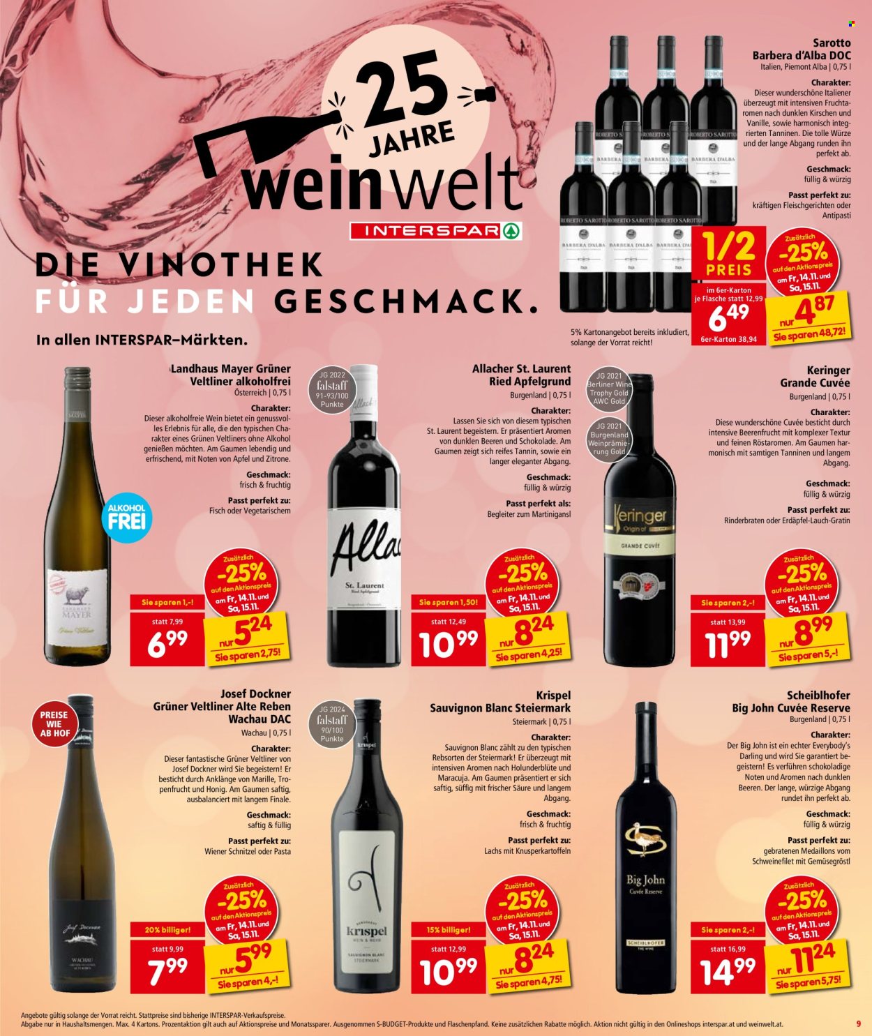 Angebote INTERSPAR - 13.11.2025 - 19.11.2025. Seite 10