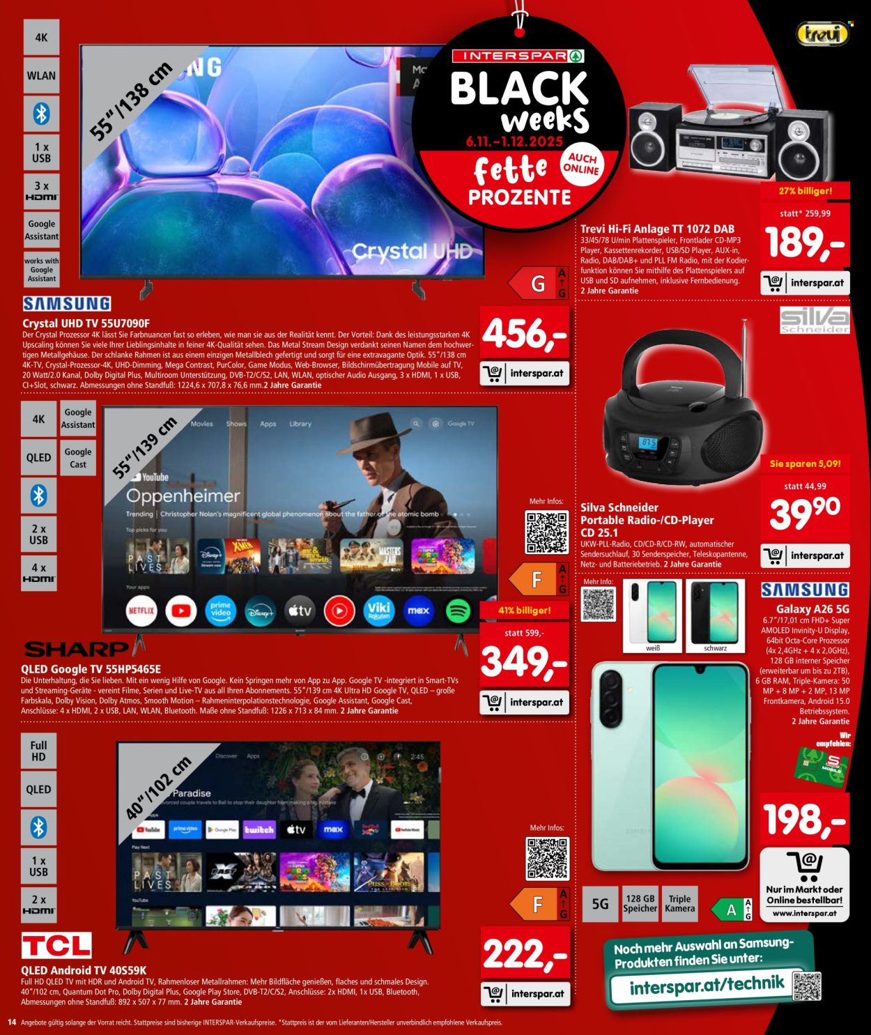 Angebote INTERSPAR - 13.11.2025 - 19.11.2025. Seite 15
