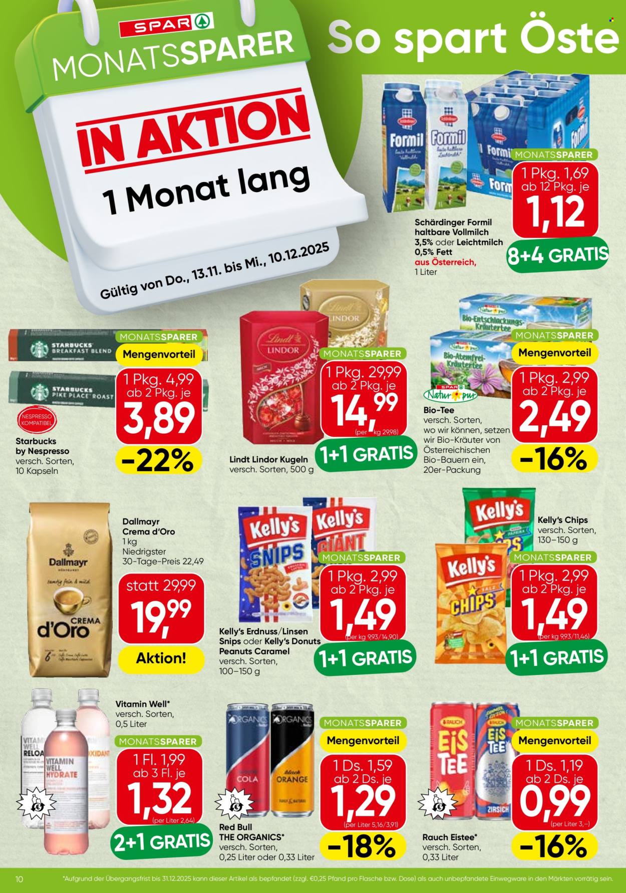 Angebote SPAR - 13.11.2025 - 10.12.2025. Seite 1