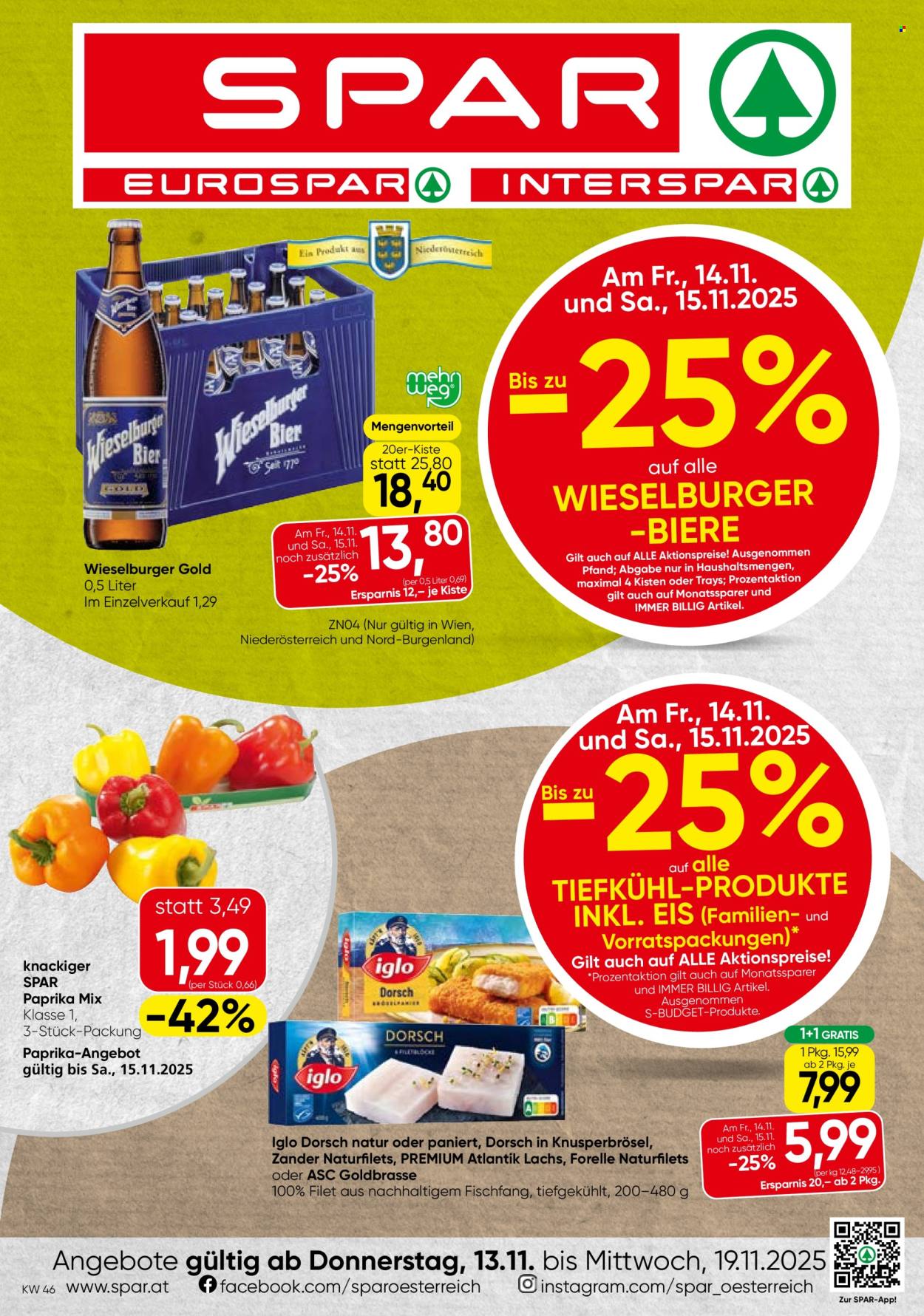 Angebote EUROSPAR - 13.11.2025 - 19.11.2025. Seite 1