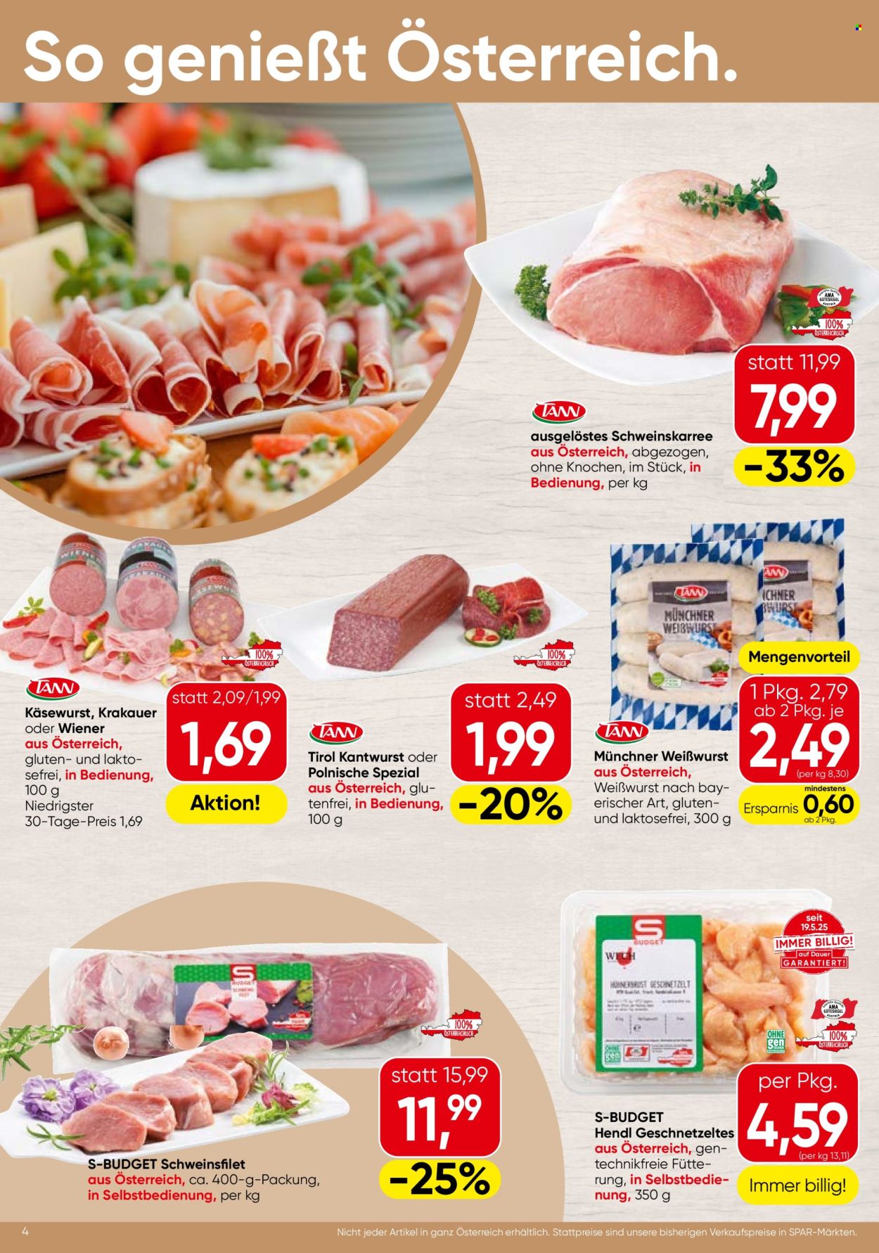 Angebote EUROSPAR - 13.11.2025 - 19.11.2025. Seite 4