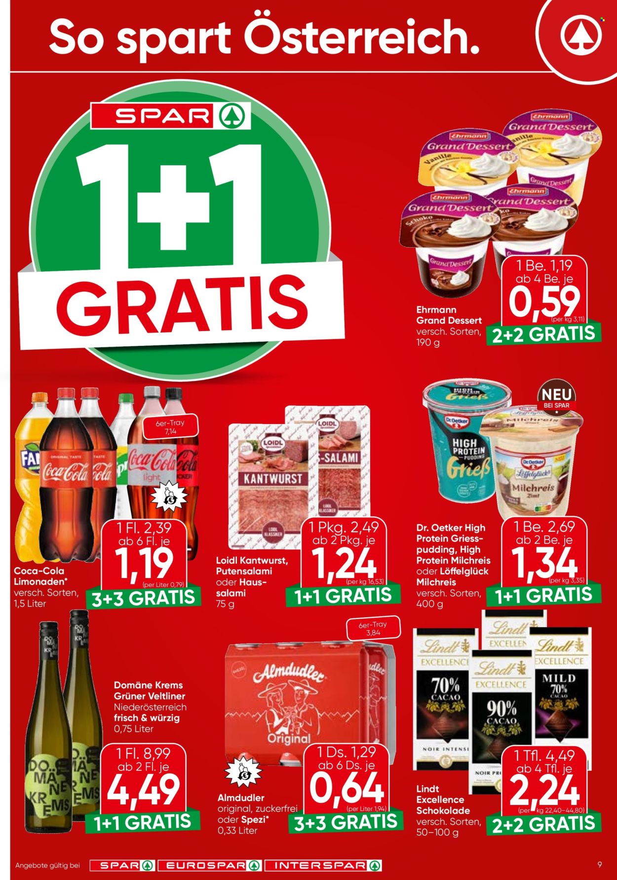Angebote EUROSPAR - 13.11.2025 - 19.11.2025. Seite 9