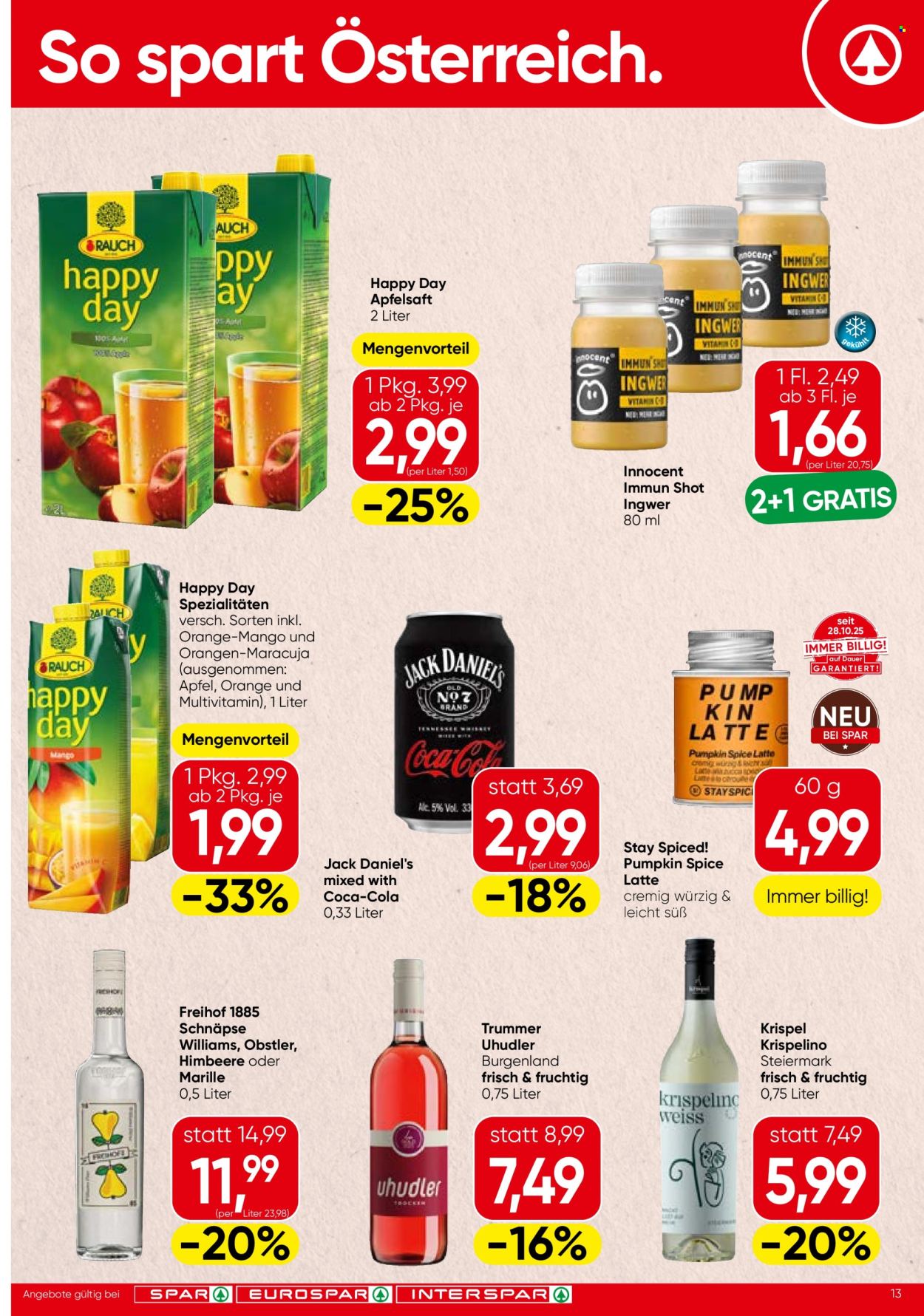 Angebote SPAR - 13.11.2025 - 19.11.2025. Seite 13