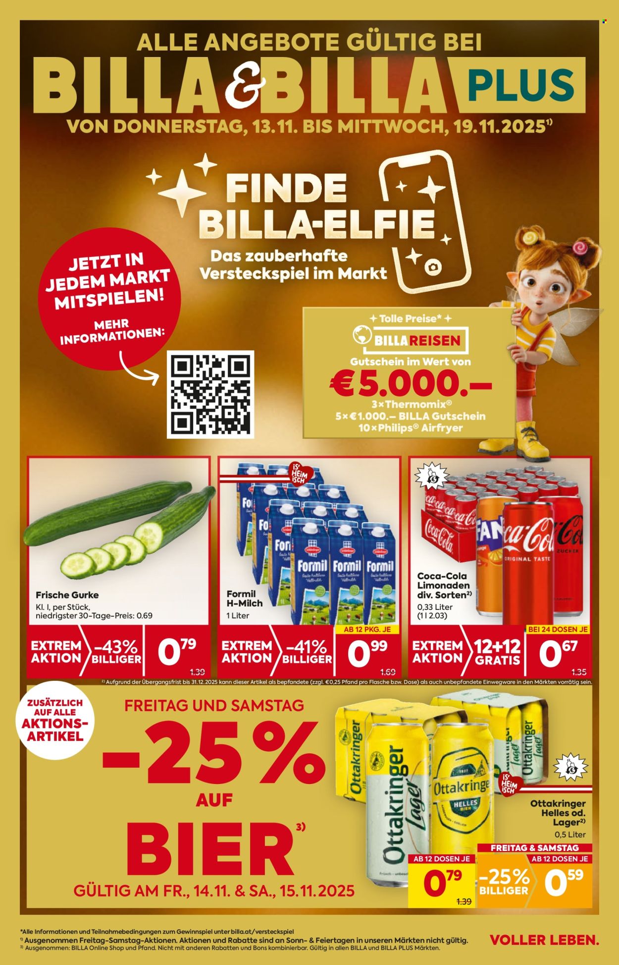 Angebote Billa - 13.11.2025 - 19.11.2025. Seite 1