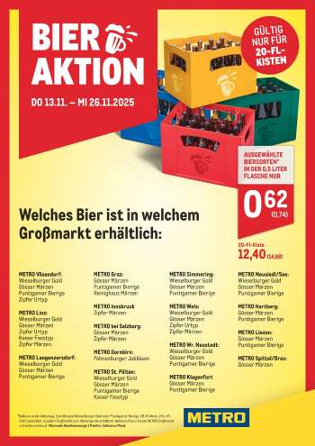 Angebote Metro - 13.11.2025 - 26.11.2025.