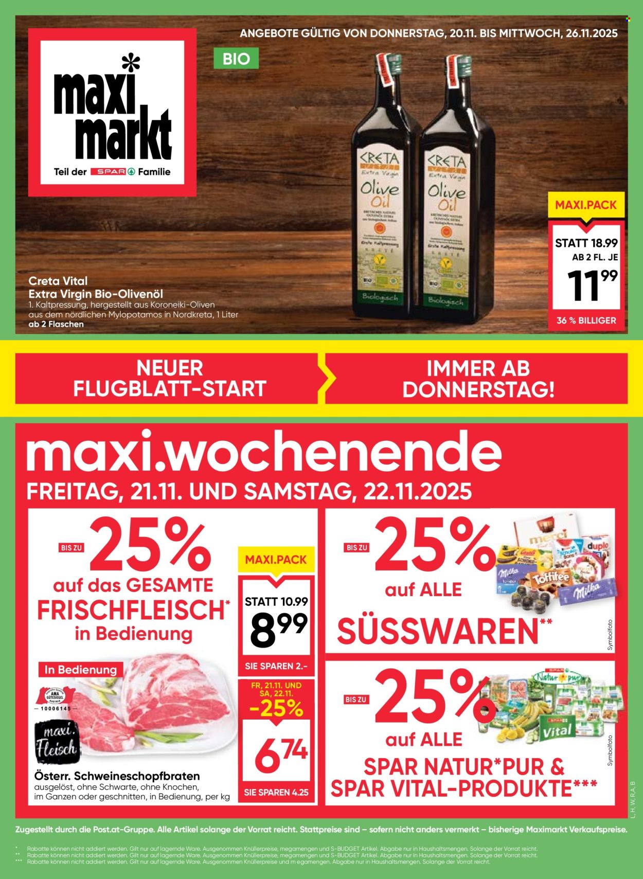 Angebote Maximarkt - 20.11.2025 - 26.11.2025. Seite 1