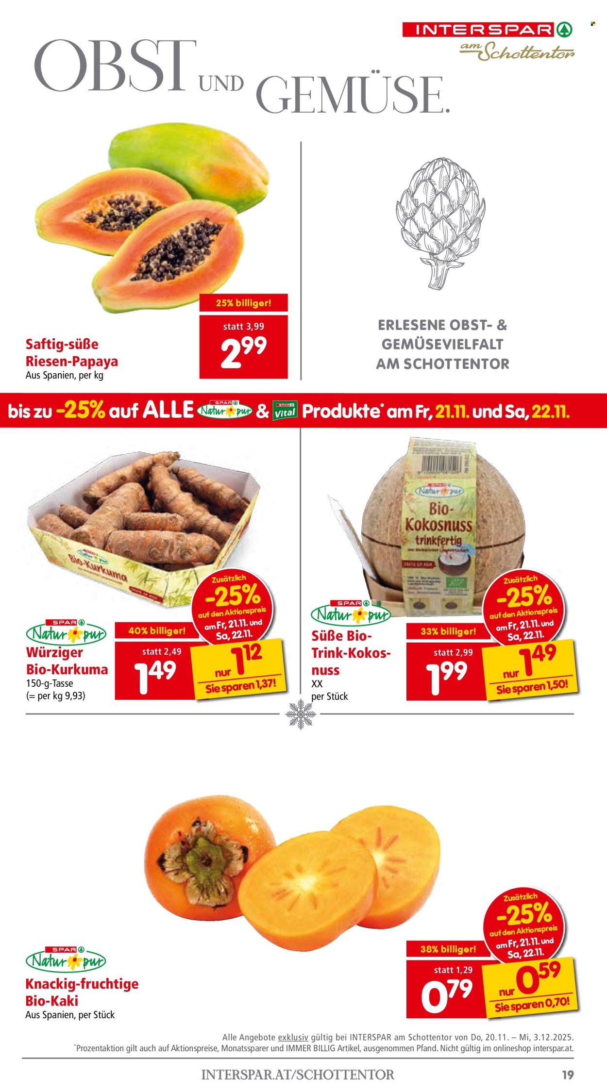 Angebote INTERSPAR - 20.11.2025 - 3.12.2025. Seite 19