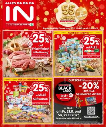 Angebote INTERSPAR - 20.11.2025 - 3.12.2025.